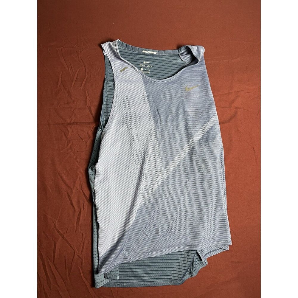 Nike Dri-FIT  Nike Running gray With Art Deco Tank Top  Men's (XL)